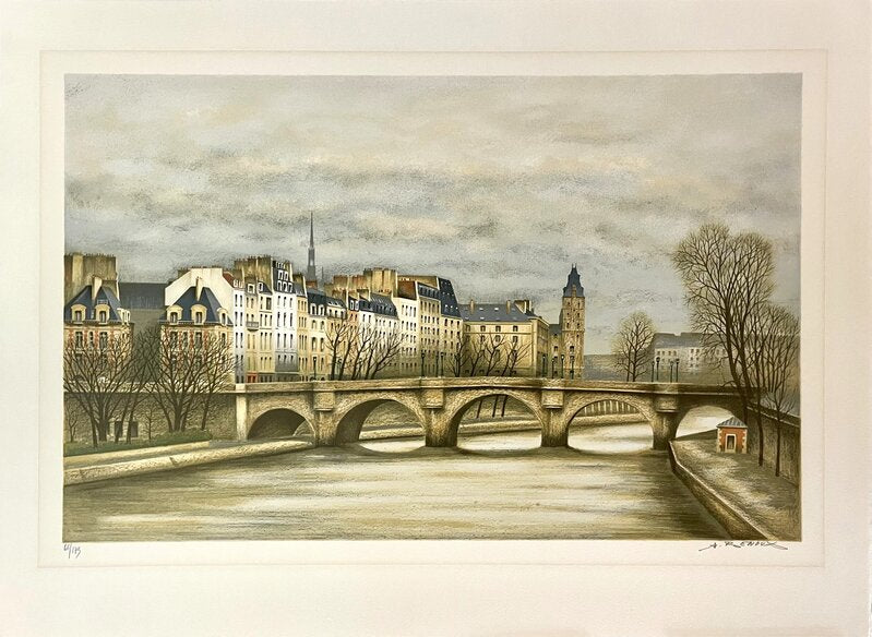 Le Pont-Neuf d'Andre Renoux, vers 1980