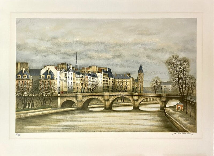 Le Pont-Neuf d'Andre Renoux, vers 1980