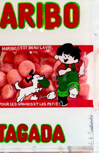 Coffrage HARIBO Tagada d'Annick Cuadrado, 2021 (vue 2)