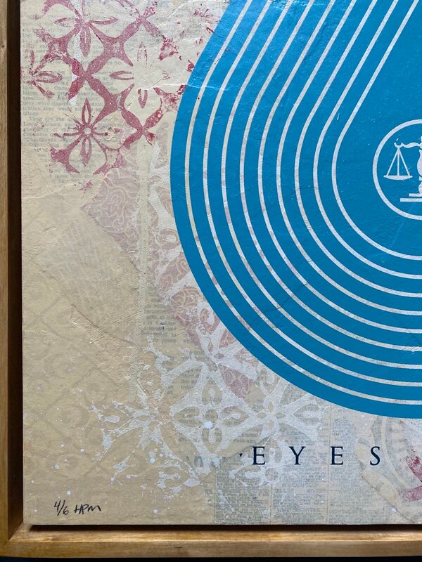 Wide Awake Eyes Open by Shepard Fairey, 2020 (view 2)