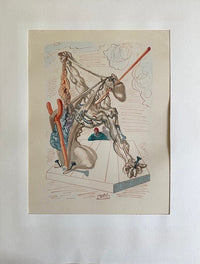 La Divine Comédie - Enfer 29 - Les Falsificateurs by Salvador Dalí, 1963