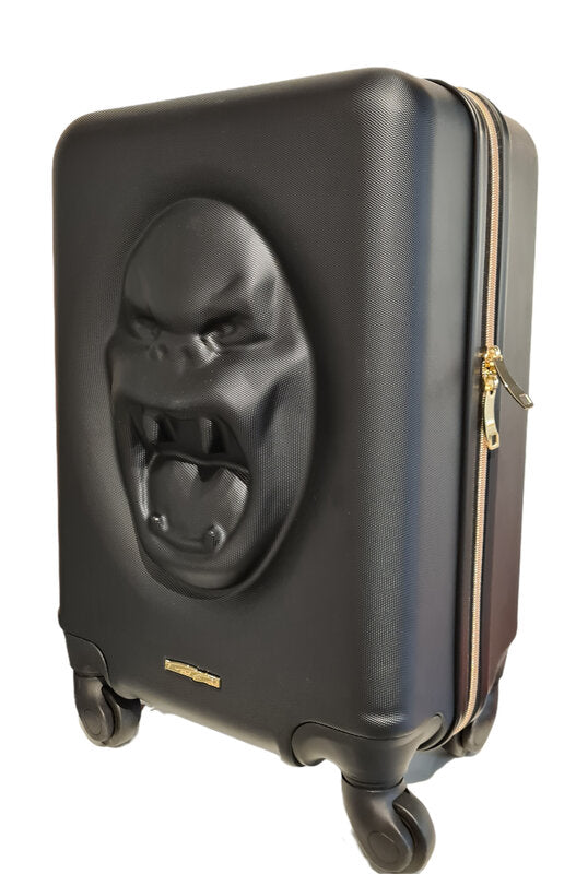 Kong Escape Suitcase (Black & Gold) by Richard Orlinski, 2020