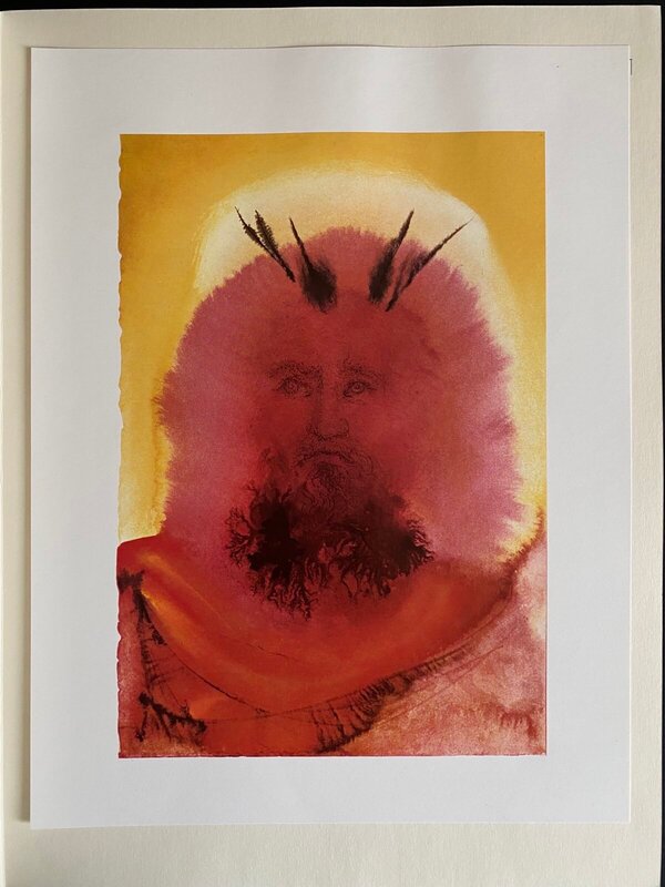 The glory of God is on the face of Moses (Exodus 34:29) de Salvador Dalí, 1985 (vue 2)