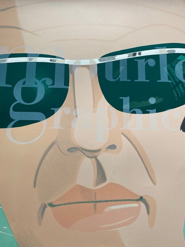 Self Portrait (Mourlot Graphics) by Alex Katz, 1970 (view 3)