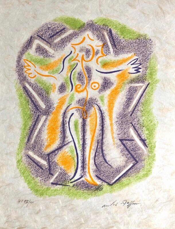 Une étoile de craie d'André Masson, 1973