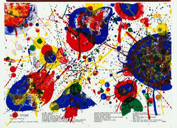 Black Stone de Sam Francis, 1964