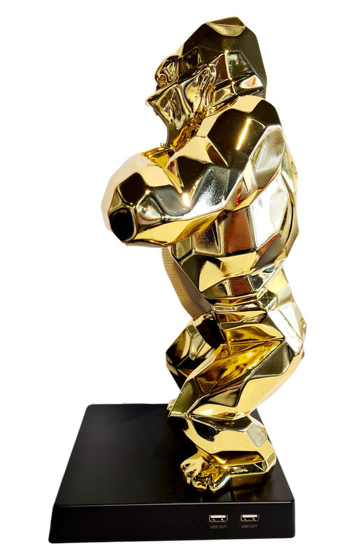 Wild Kong Speaker (Gold) by Richard Orlinski, 2020 (view 3)