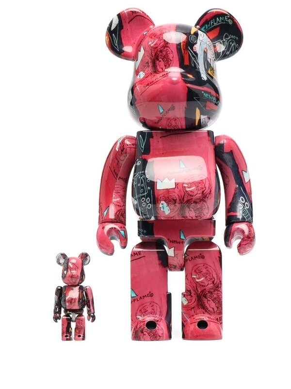 Andy Warhol X Jean Michel Basquiat #1 400% + 100% de BE@RBRICK,, 2022