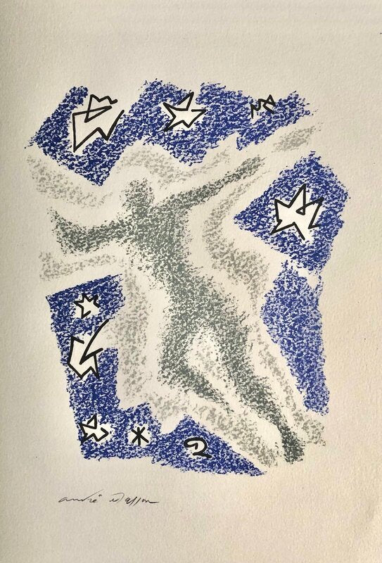 Une étoile de craie by André Masson, 1973