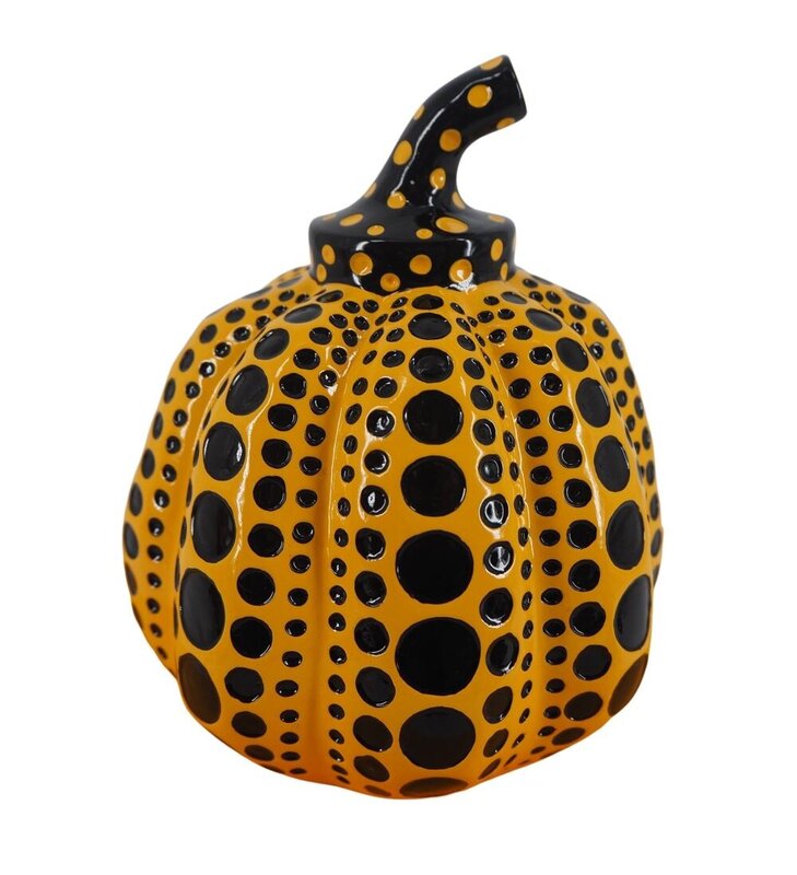 Black and Yellow Pumpkin by Yayoi Kusama, c. 2015