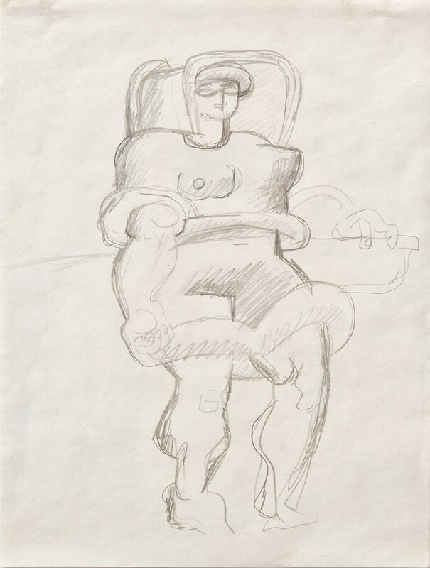 Étude Pour La Pêcheuse D'Huitres de Le Corbusier, vers 1930