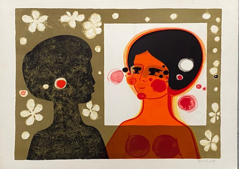La confrontation I by Frédéric Menguy, 1975