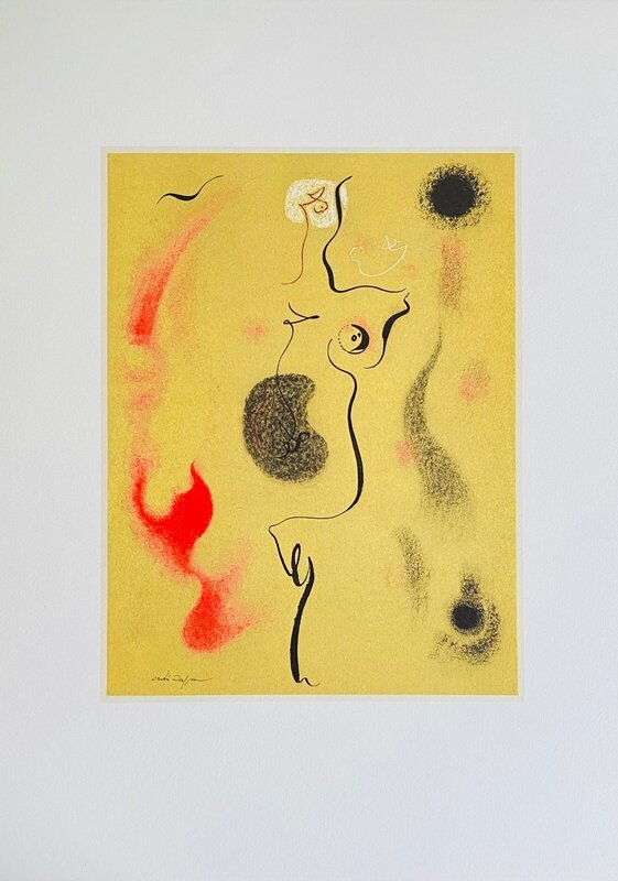 Nu au soleil noir d'André Masson, 1943