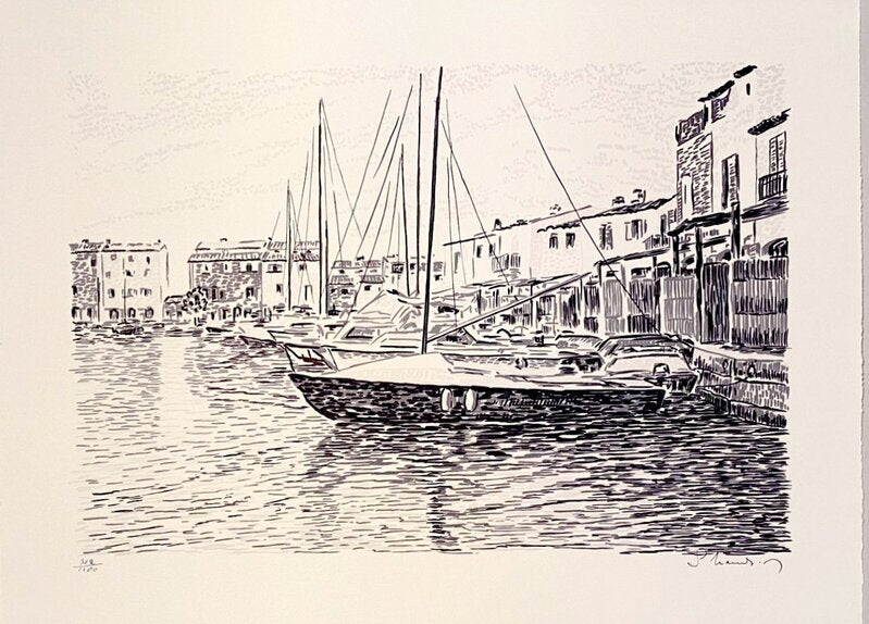 Port Grimaud de Serge Mendjisky, 1969