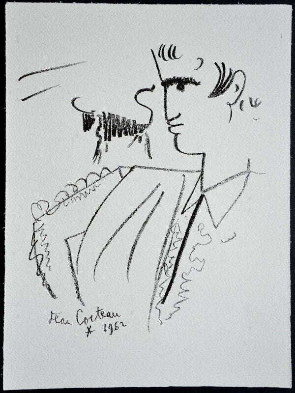 En attente de l'attaque de Jean Cocteau, 1965
