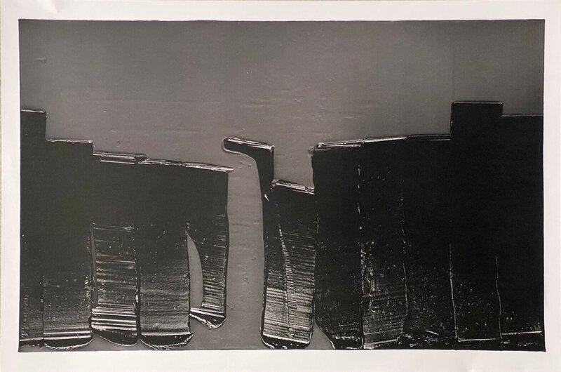 Peinture, 4 juillet 2021 by Pierre Soulages, 2023