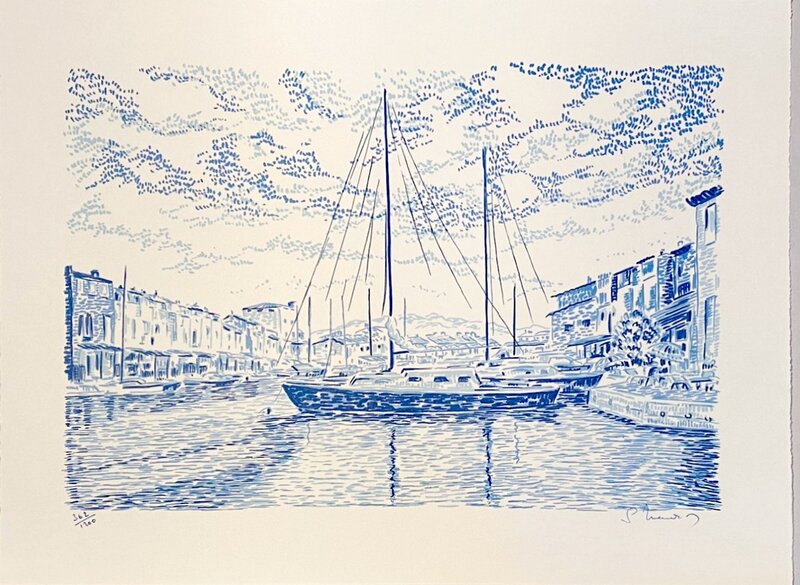 Port Grimaud by Serge Mendjisky, 1969