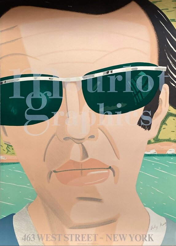 Self Portrait (Mourlot Graphics) d'Alex Katz, 1970