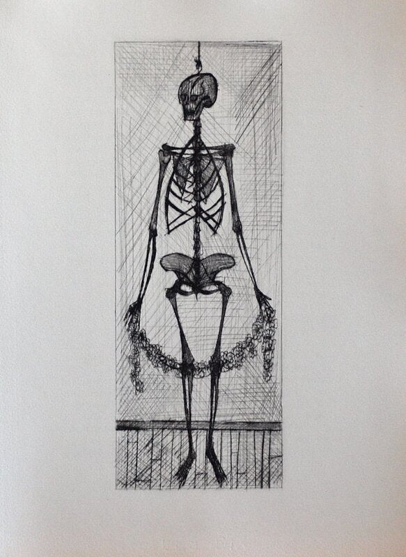 Les Chants de Maldoror II de Bernard Buffet, 1952