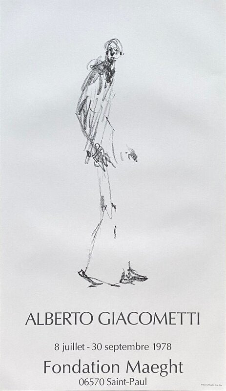 Dessin II d'Alberto Giacometti, 1978