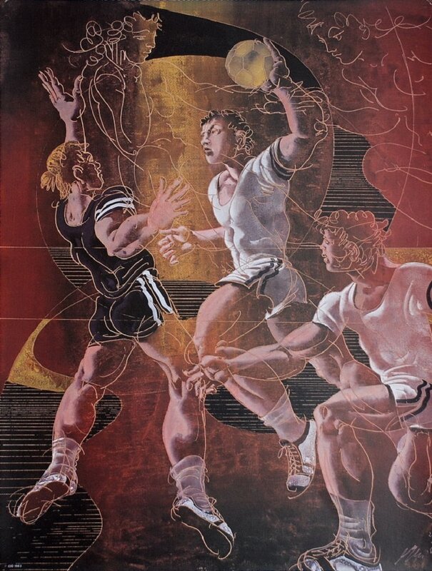 Handball de Hans Erni, 1983