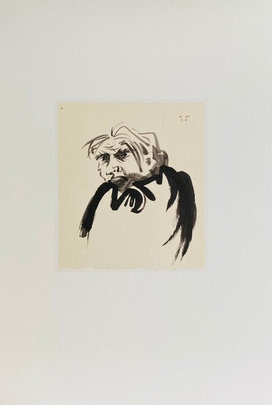 Autoportrait Zen by André Masson, 1953