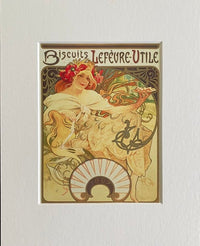 Biscuits Lefèvre-Utile d'Alphonse Mucha, 2023