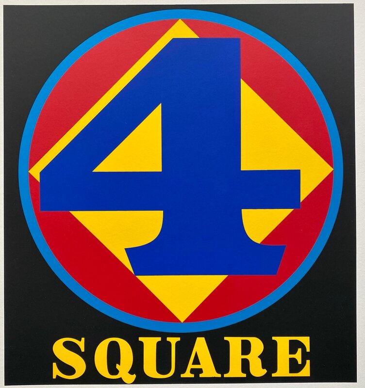Polygon: Square (Four) by Robert Indiana, 1997 (view 2)