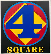 Polygon: Square (Four) by Robert Indiana, 1997 (view 2)