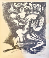The Labours of Hercule - Fight against the Hydra of Lerna by Ossip Zadkine, 1960