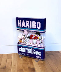 Coffrage HARIBO Chamallows d'Annick Cuadrado, 2018 (vue 2)