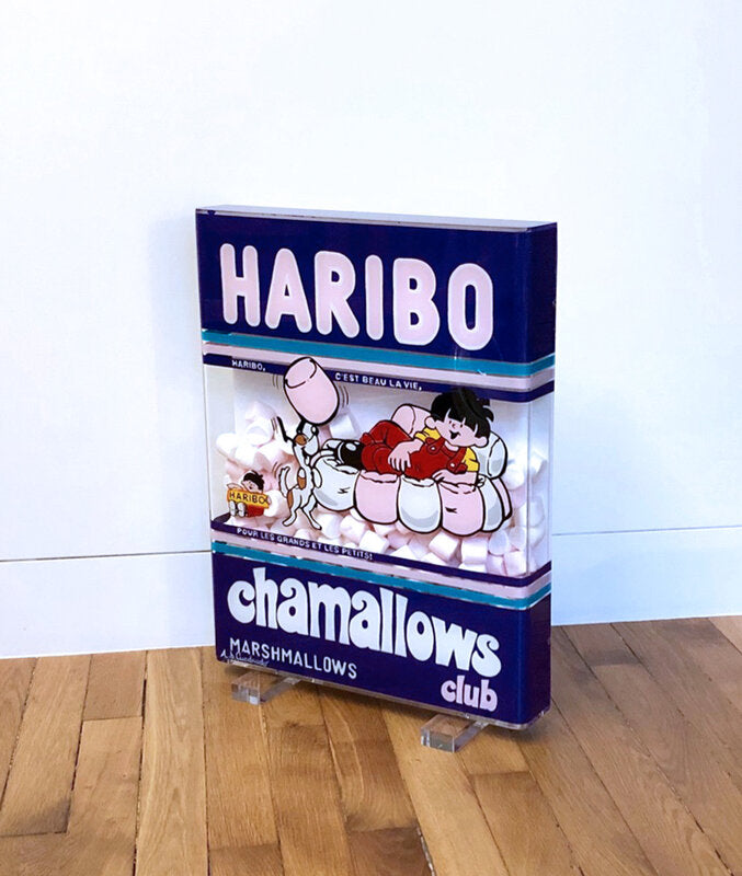 Coffrage HARIBO Chamallows d'Annick Cuadrado, 2018 (vue 2)