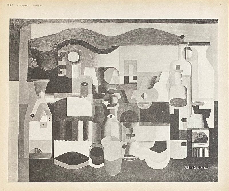 Nature morte aux nombreux objets de Le Corbusier, 1938