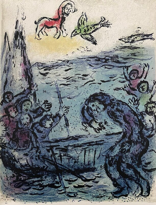 The Odyssey - Odysseus and His Companions de Marc Chagall, 1989