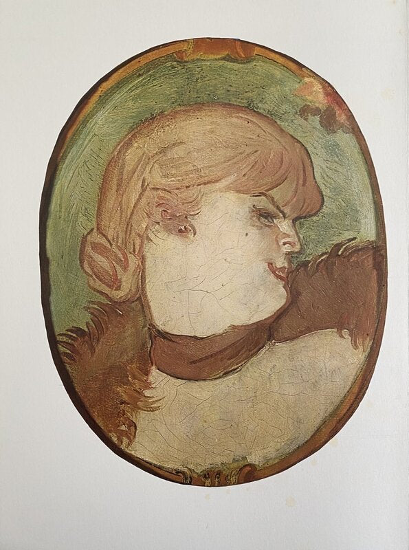Profil de femme de Henri de Toulouse-Lautrec, 1966