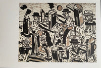 Paysage habité by Antonio Seguí, 1990