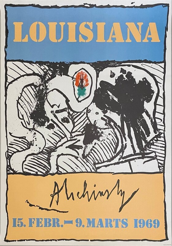 Louisiana by Pierre Alechinsky, 1969