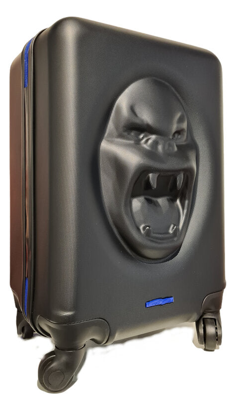 Kong Escape Suitcase (Black & Blue) by Richard Orlinski, 2020 (view 2)