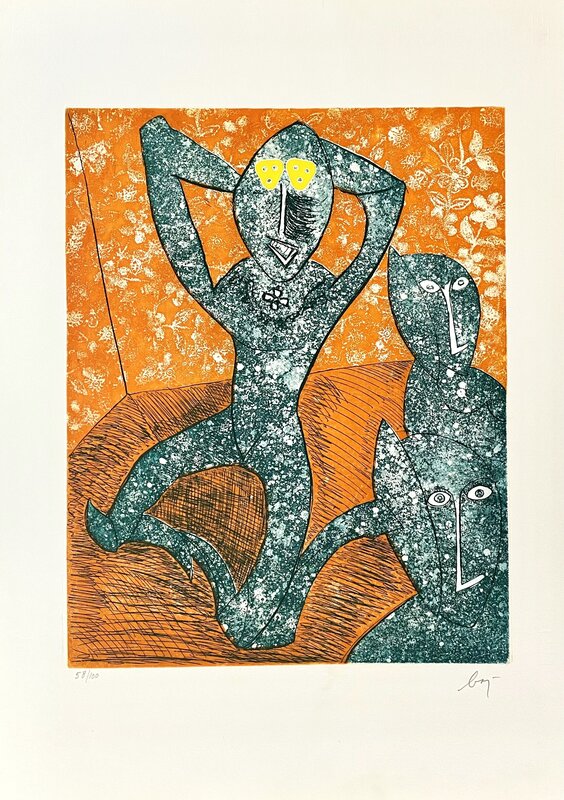 Baj chez Picasso 11 d'Enrico Baj, 1969