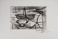 Crabe et panier de pêche by Bernard Buffet, 1980