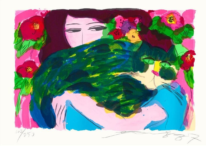 Chat de Walasse Ting 丁雄泉, 1987