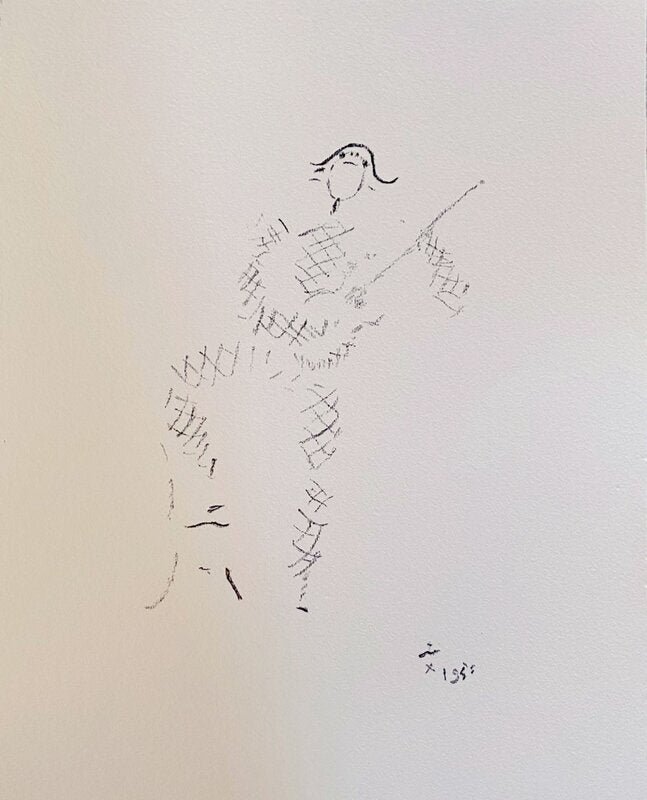 Sous le manteau de feu de Jean Cocteau, 1954