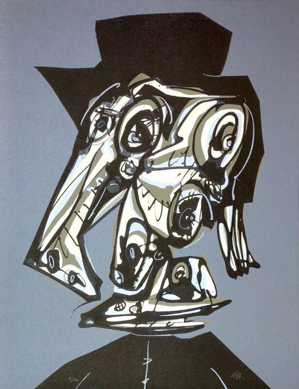 Dora Maar visitada V d'Antonio Saura, 1986