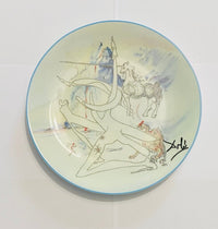 L'unicorne laser désintègre les cornes de rhinocéros cosmique de Salvador Dalí, 1984