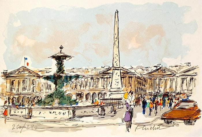 Place de la Concorde d'Urbain Huchet, 1960