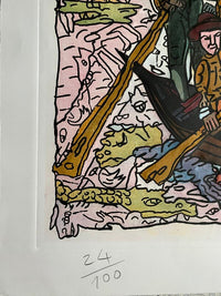 La chasse au canard de Robert Combas, 1995 (vue 3)