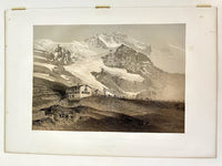 La Jungfrau Vue de la Petite Scheideck de Frédéric Martens, 1865 (vue 2)