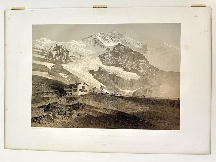 La Jungfrau Vue de la Petite Scheideck de Frédéric Martens, 1865 (vue 2)
