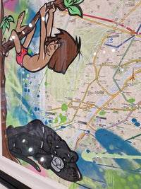 Mowgli & Bagheera (Metro Map of Paris) by FAT, 2020 (view 3)
