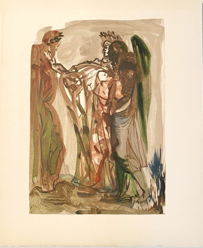 La Divine Comédie - Purgatoire 11 - Les orgueilleux by Salvador Dalí, 1963